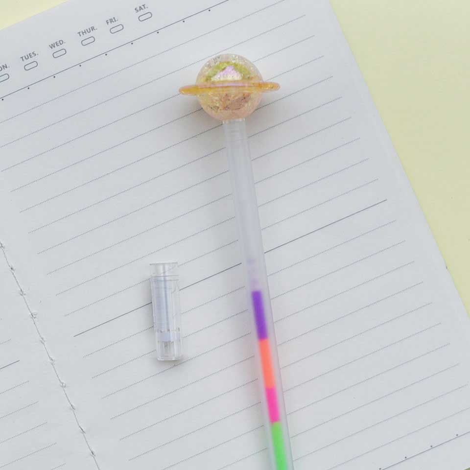 Ручка с цветной пастой Планета
