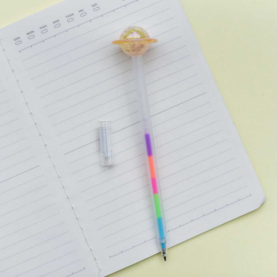 Ручка с цветной пастой Планета