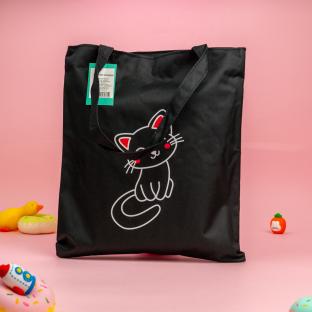 Geantă-shopper Black Kitty - 1