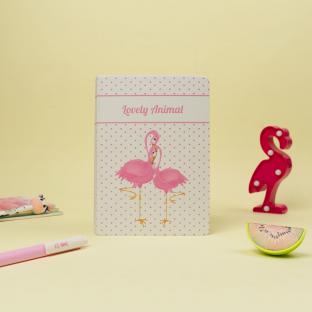 Carnet cu magnet Flamingo - 1