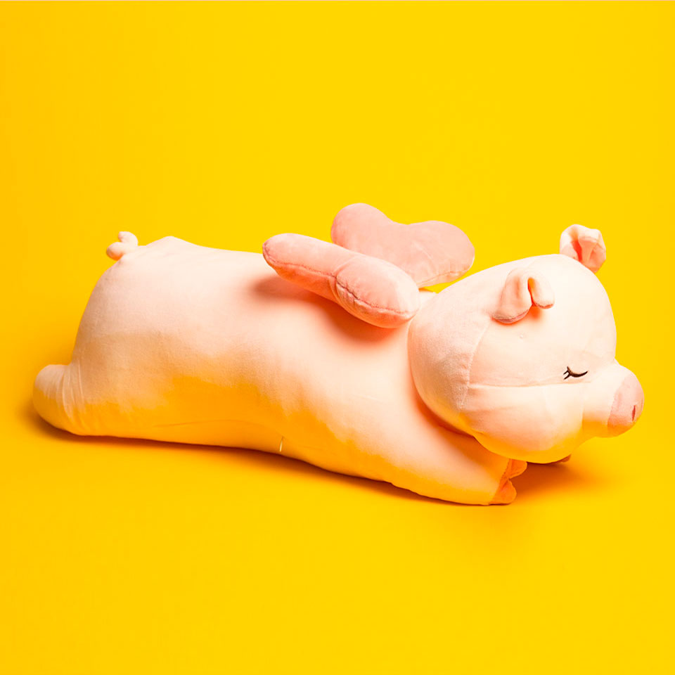 Игрушка-подушка большая Свинка