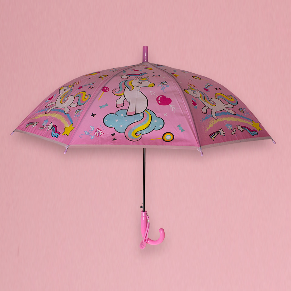 Umbrelă semiautomată Unicorn