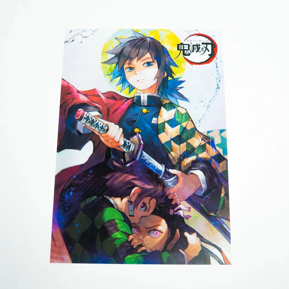 Poster A3 Demon Slayer set 8 bucăți