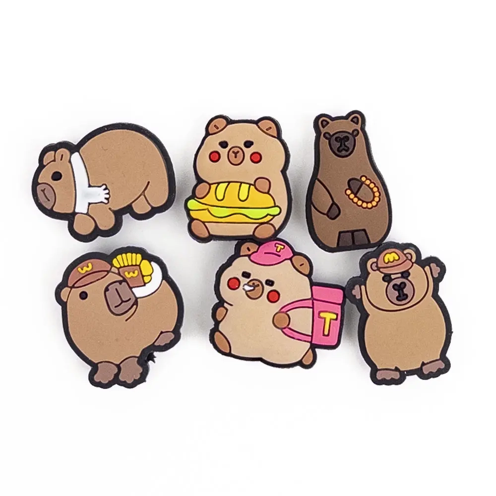 Capybara jibbitz badge for clogs