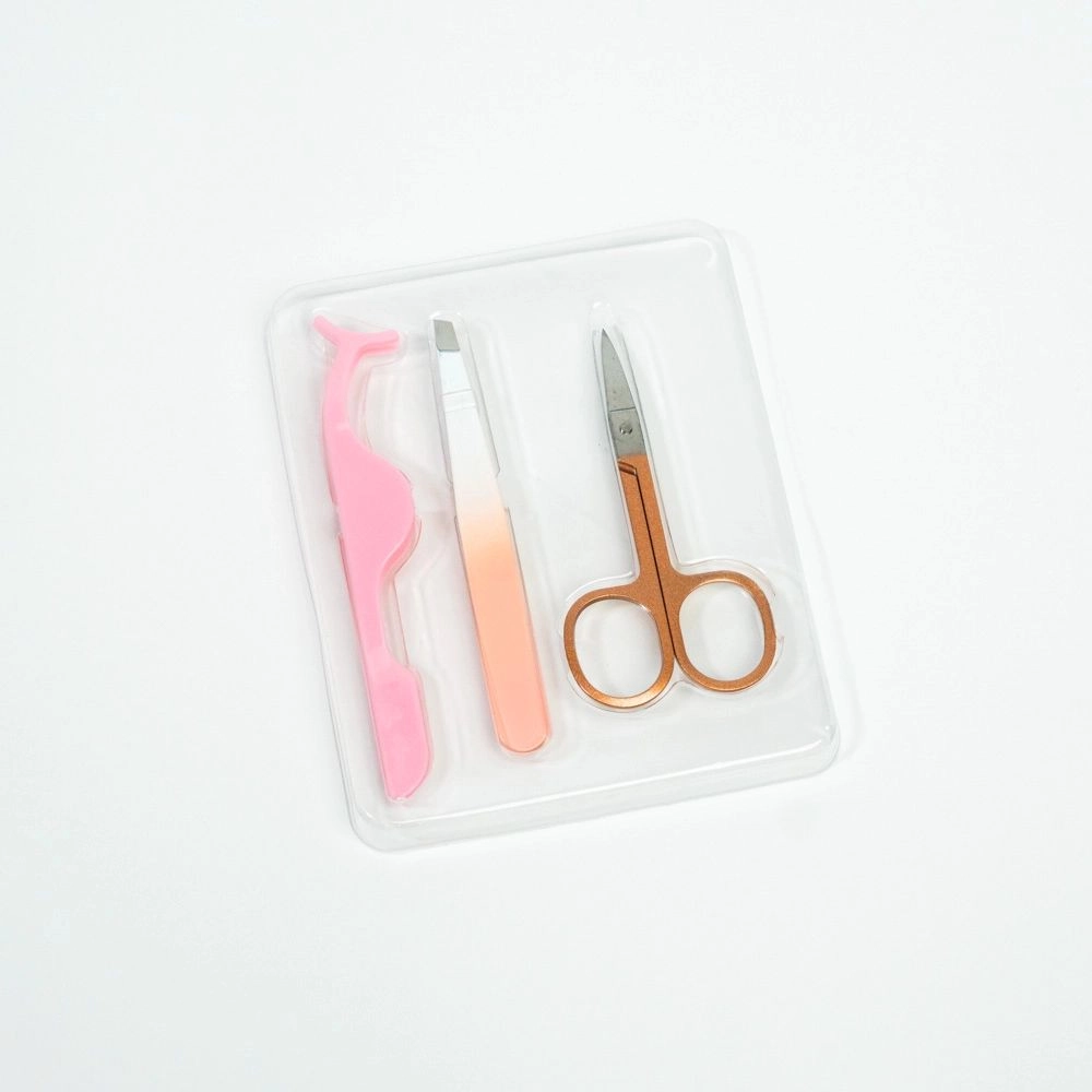 Set Sweet Beauty foarfecă+pensetă+extensii gene (3 piese)