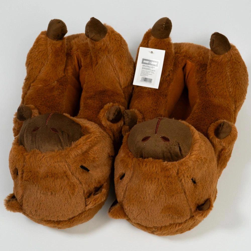 Capybara slippers one size 28 cm (up to 43)