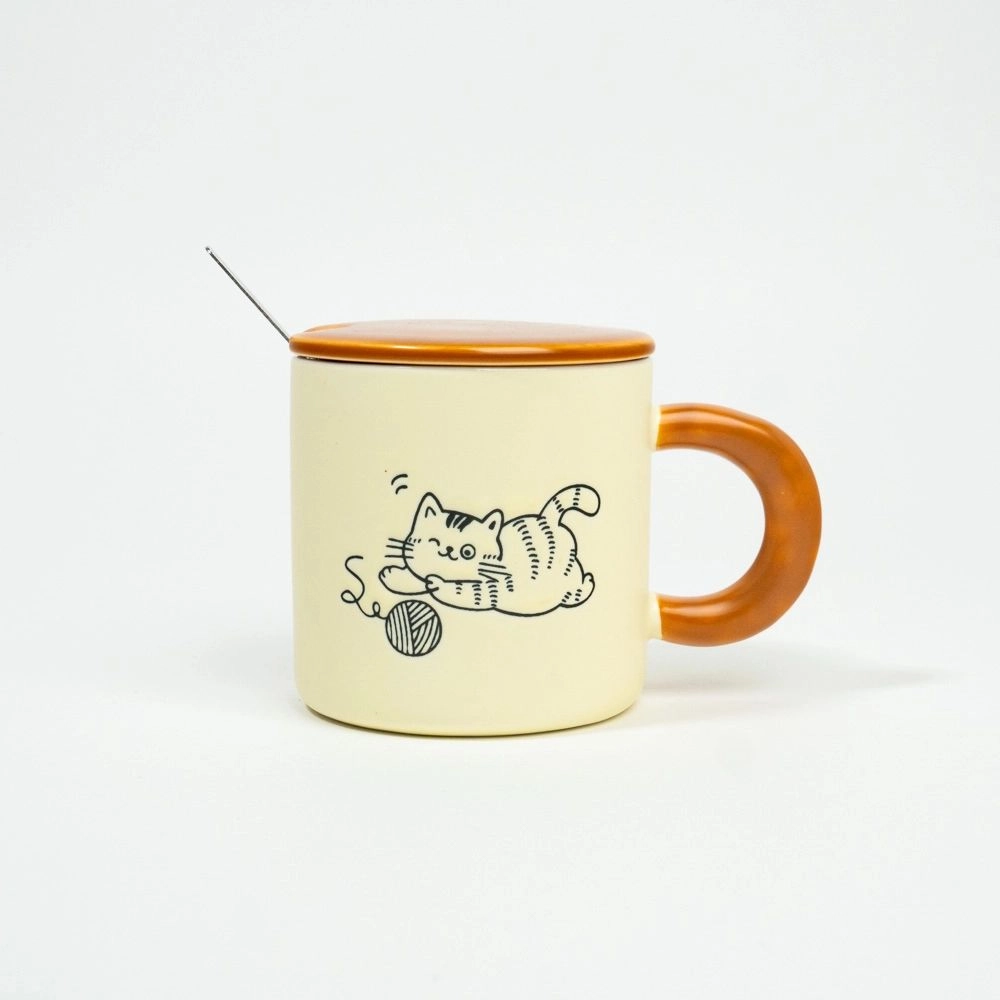 Cană ceramică CatFish 400 ml
