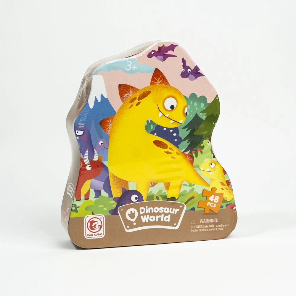 Puzzle Lumea Dinozaurilor 48 bucăți 50*34 cm în cutie 88716