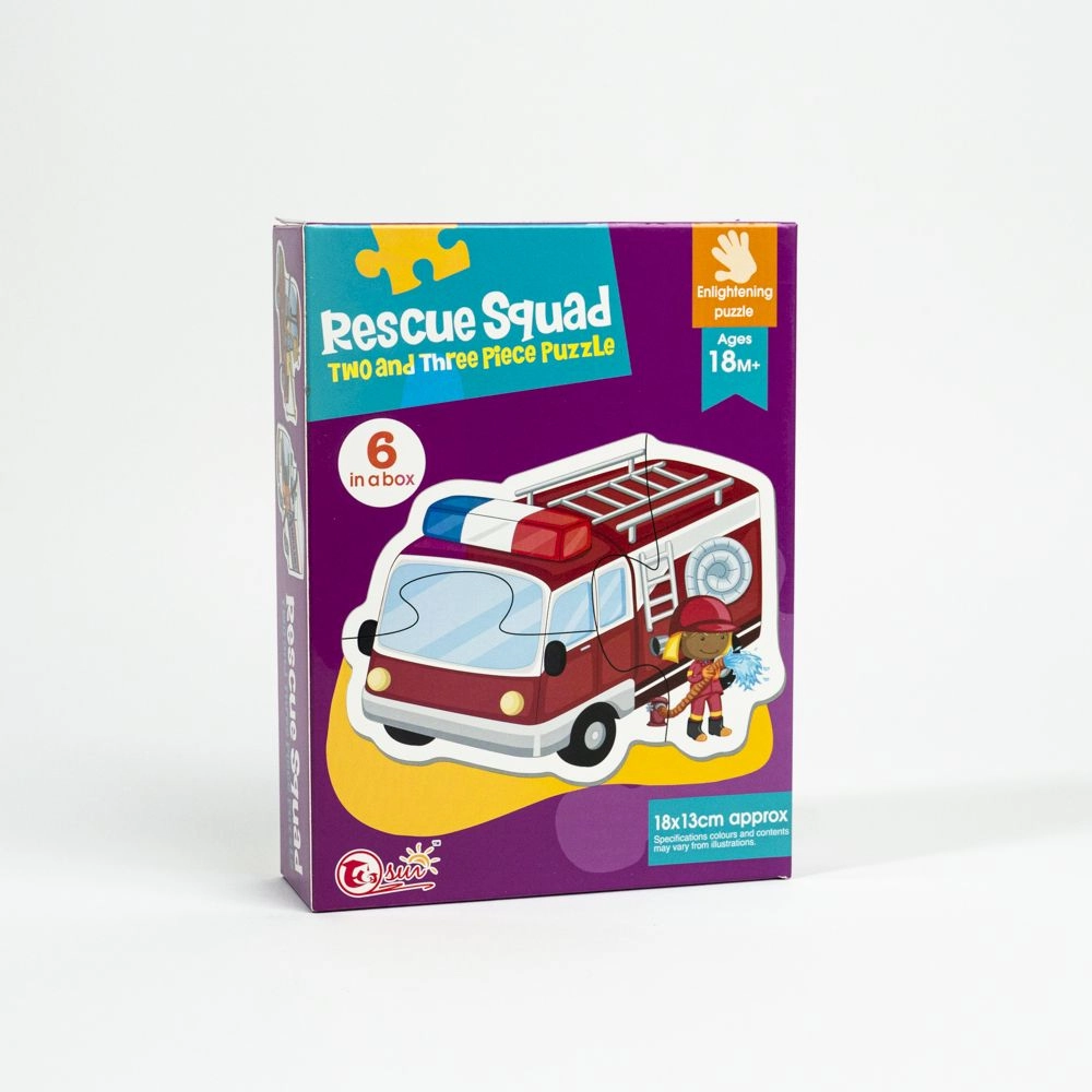 Rescue Squad puzzle 18*13 cm 6 pieces (18 months+) 88060