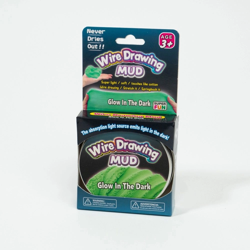 Wire Drawing Mud Glow in the Dark Clay