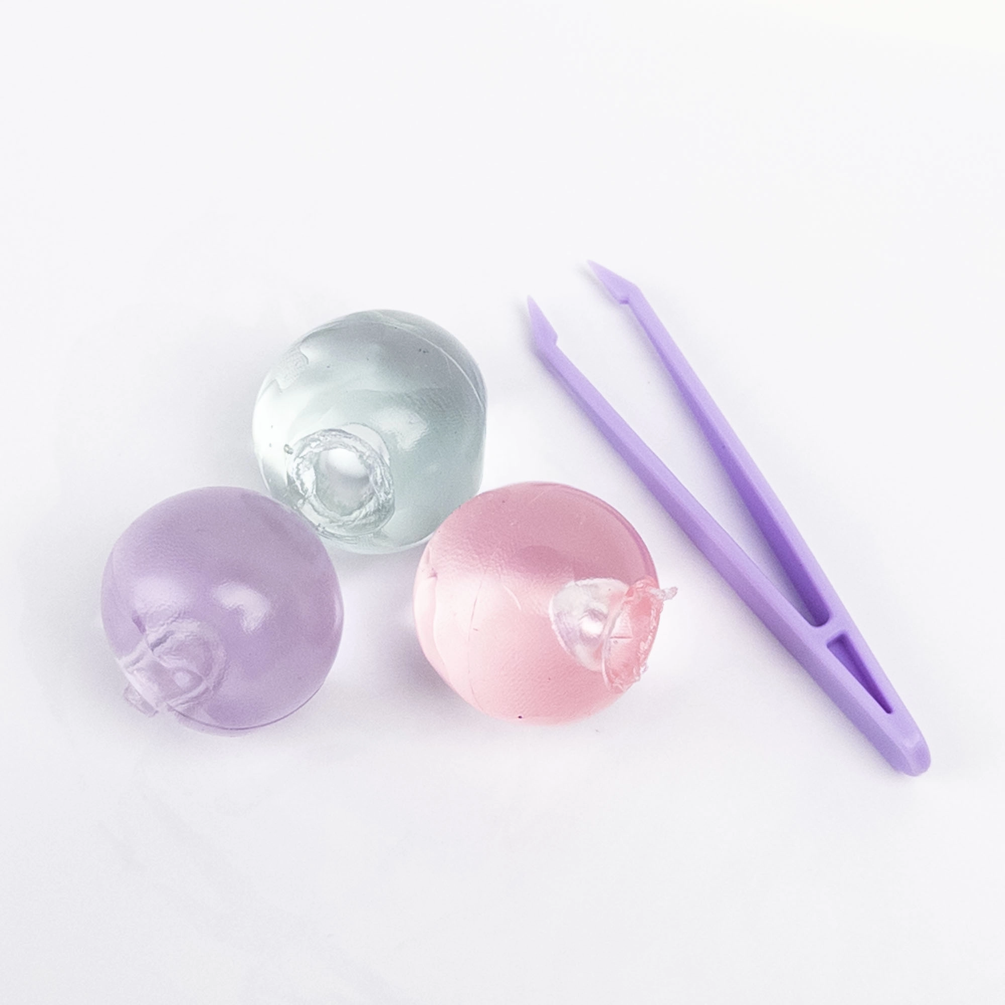 Antistress Squishy Ball (Set of 3, DIY + Stickers)
