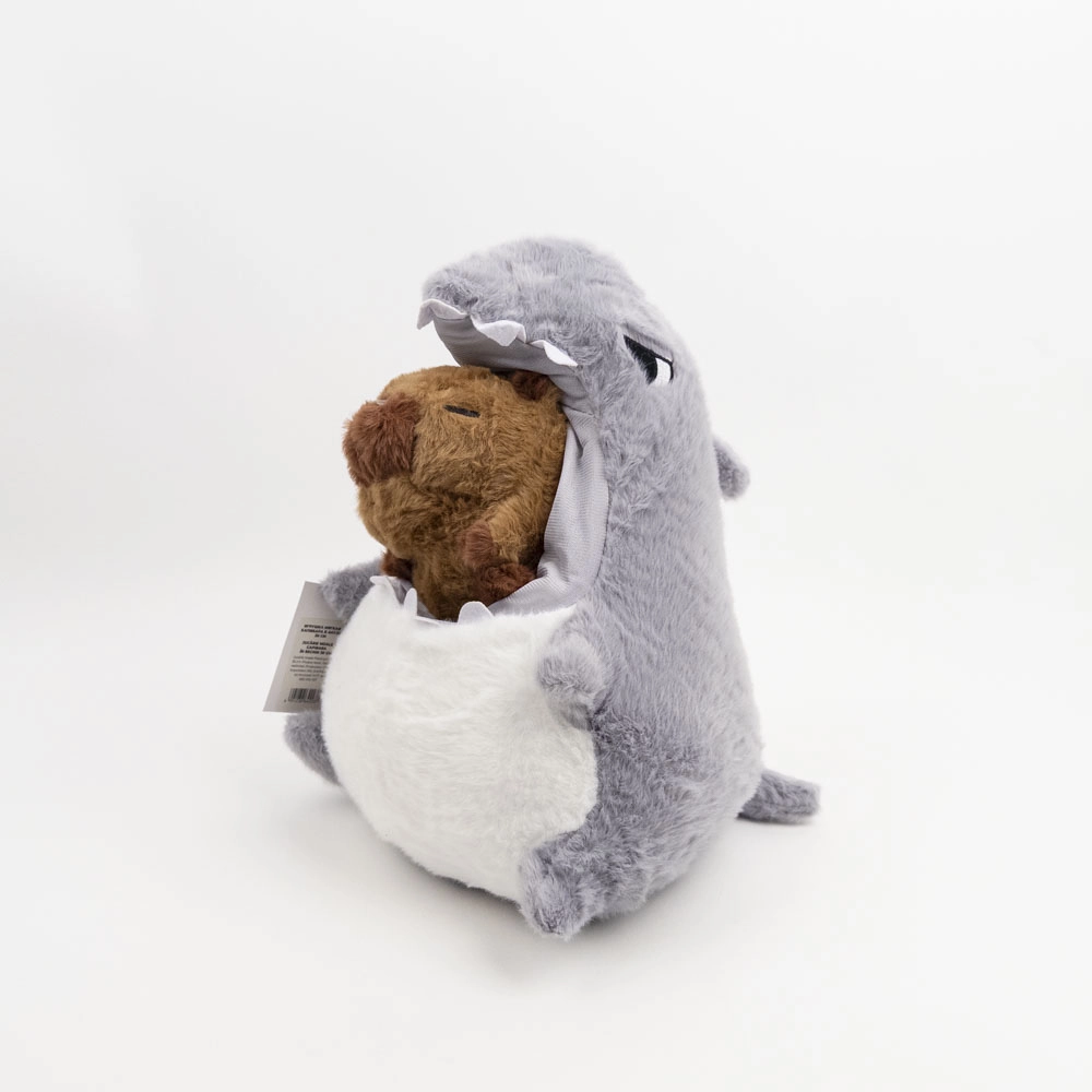 Plush Capybara in Shark (30 cm)