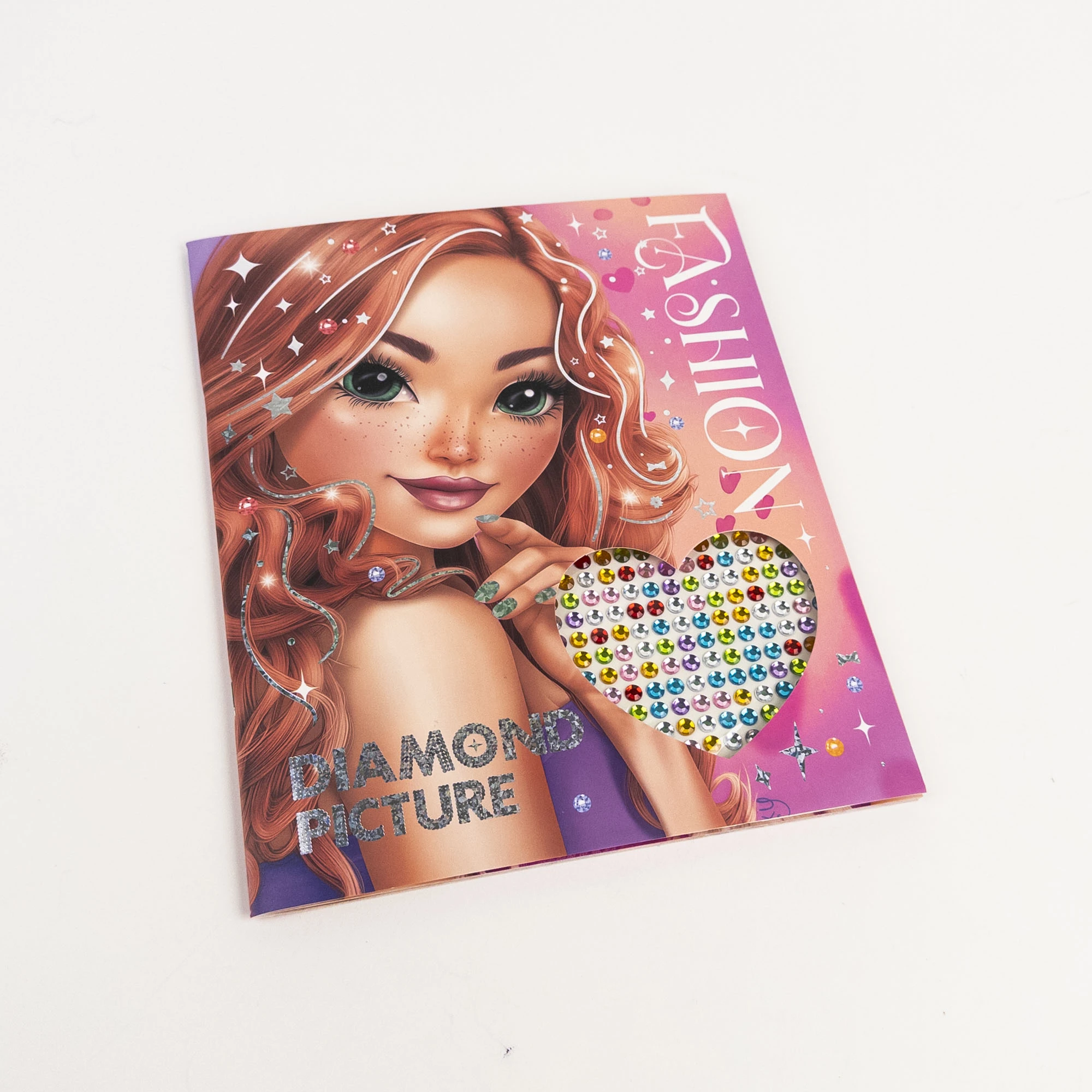 Carte de colorat cu pietricele Fashion