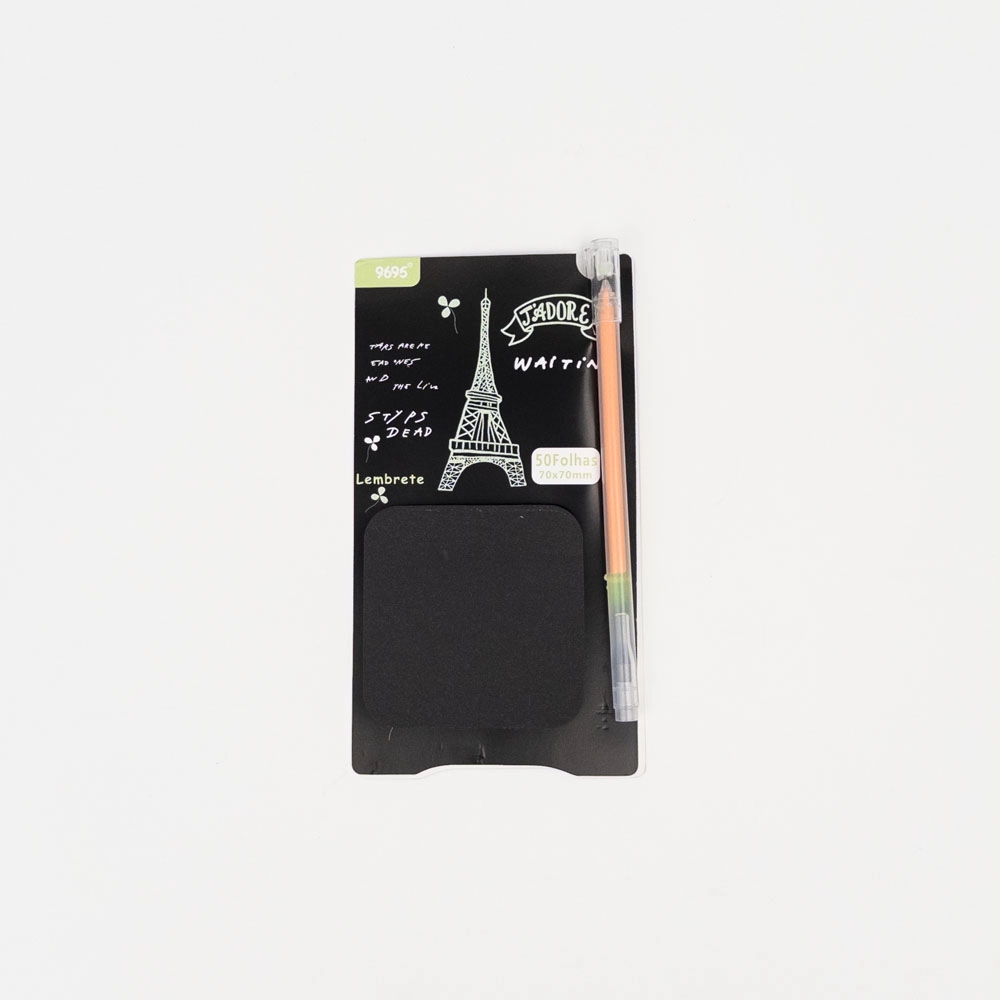 Stickere negre + pix neon