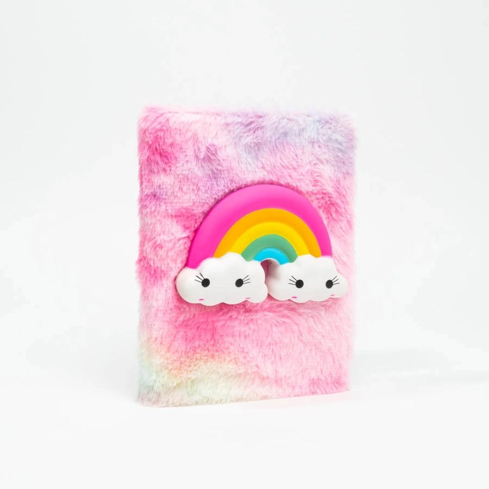 Furry notebook + squishy