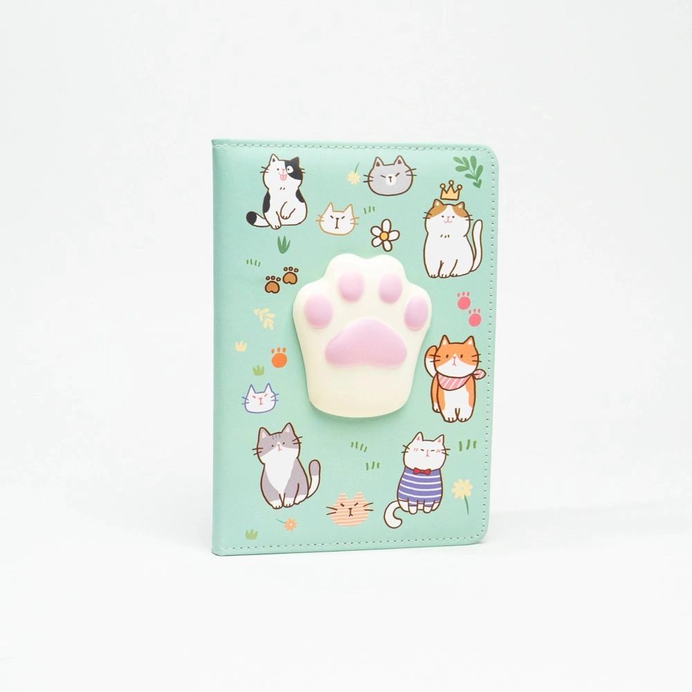 Squishy Notebook with Faux Leather Cover
