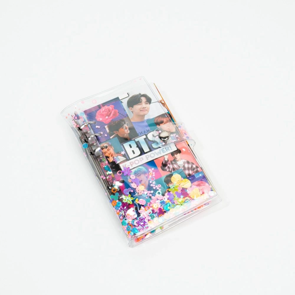 Planner Notebook with Transparent Shaker Cover
