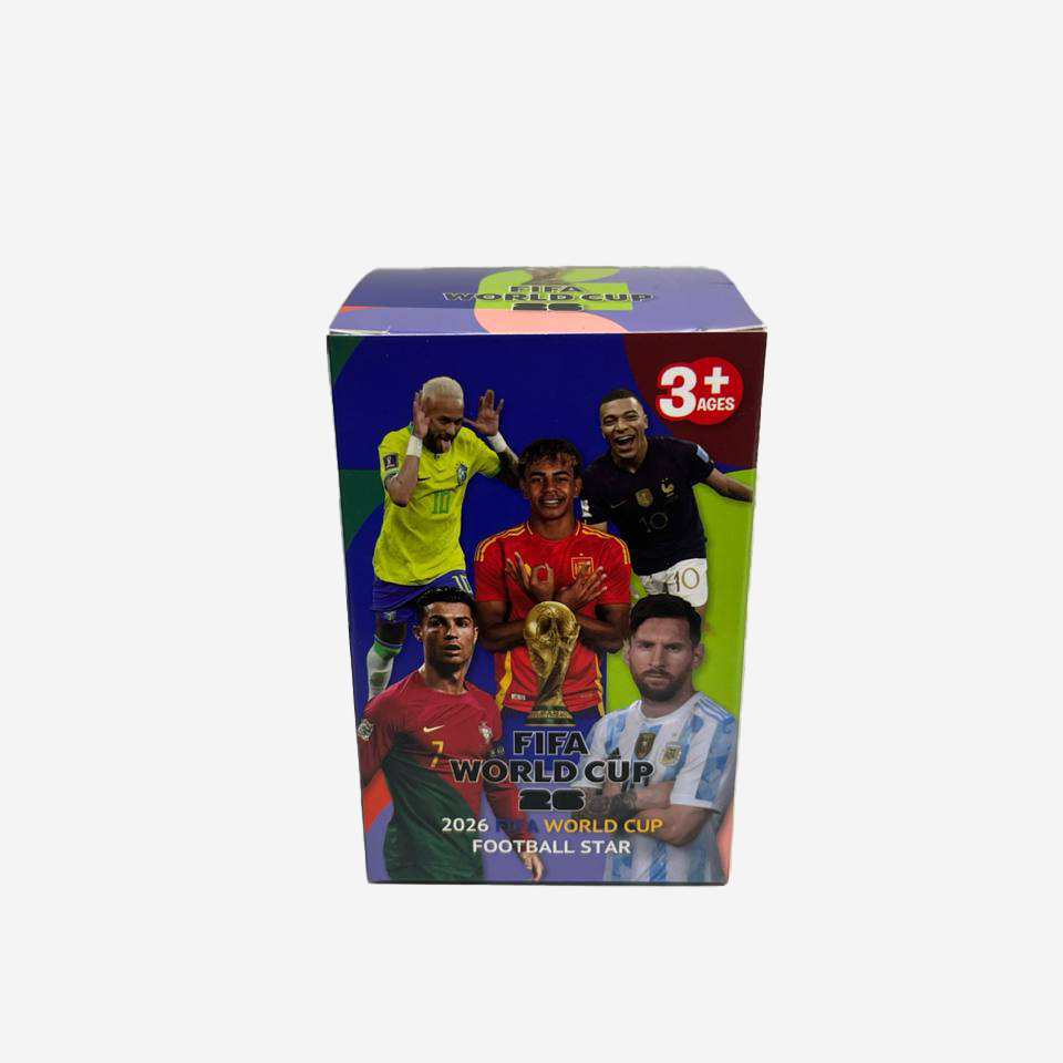 Football Player Figure + Cards Blind Box Set