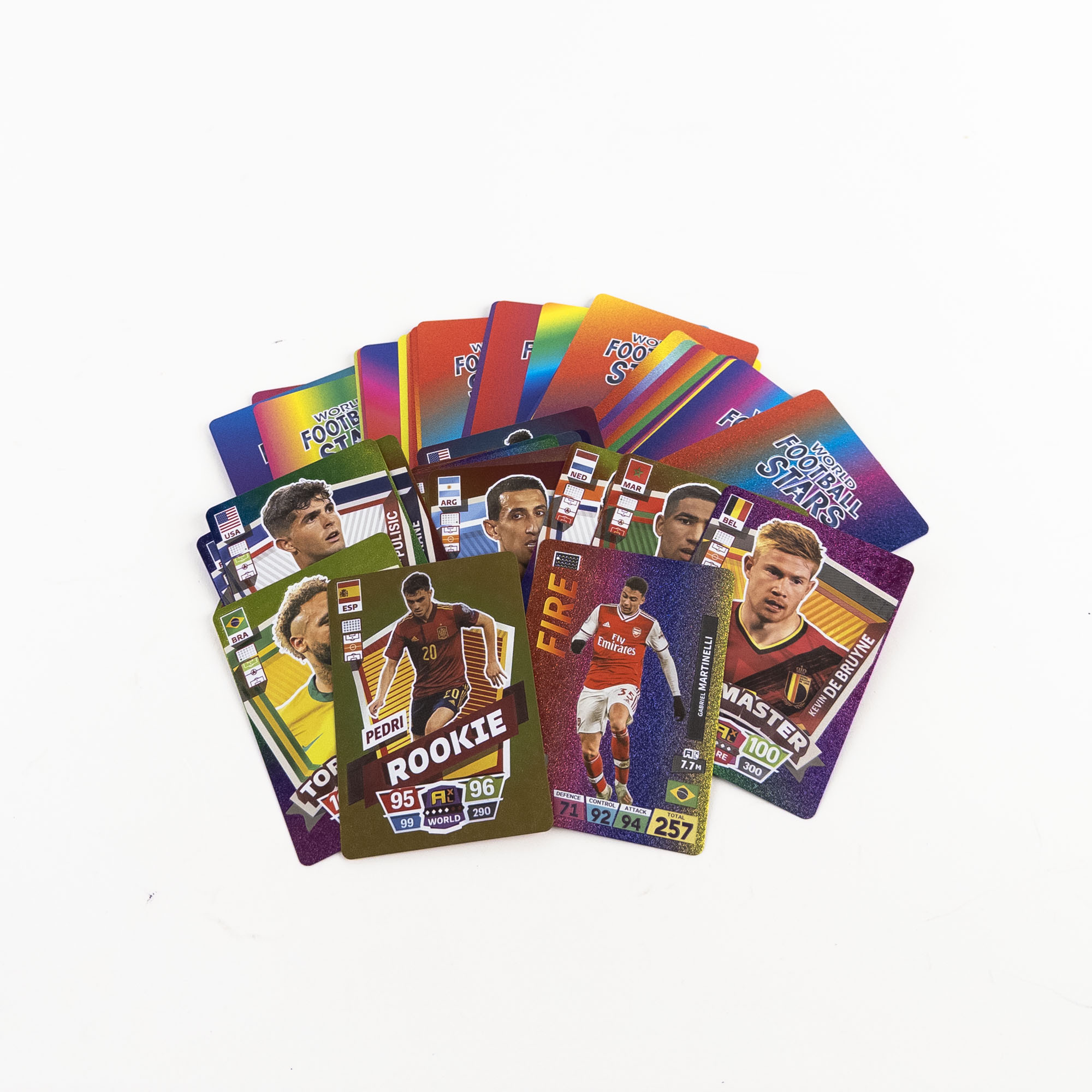 Football Cards Set 55 pcs