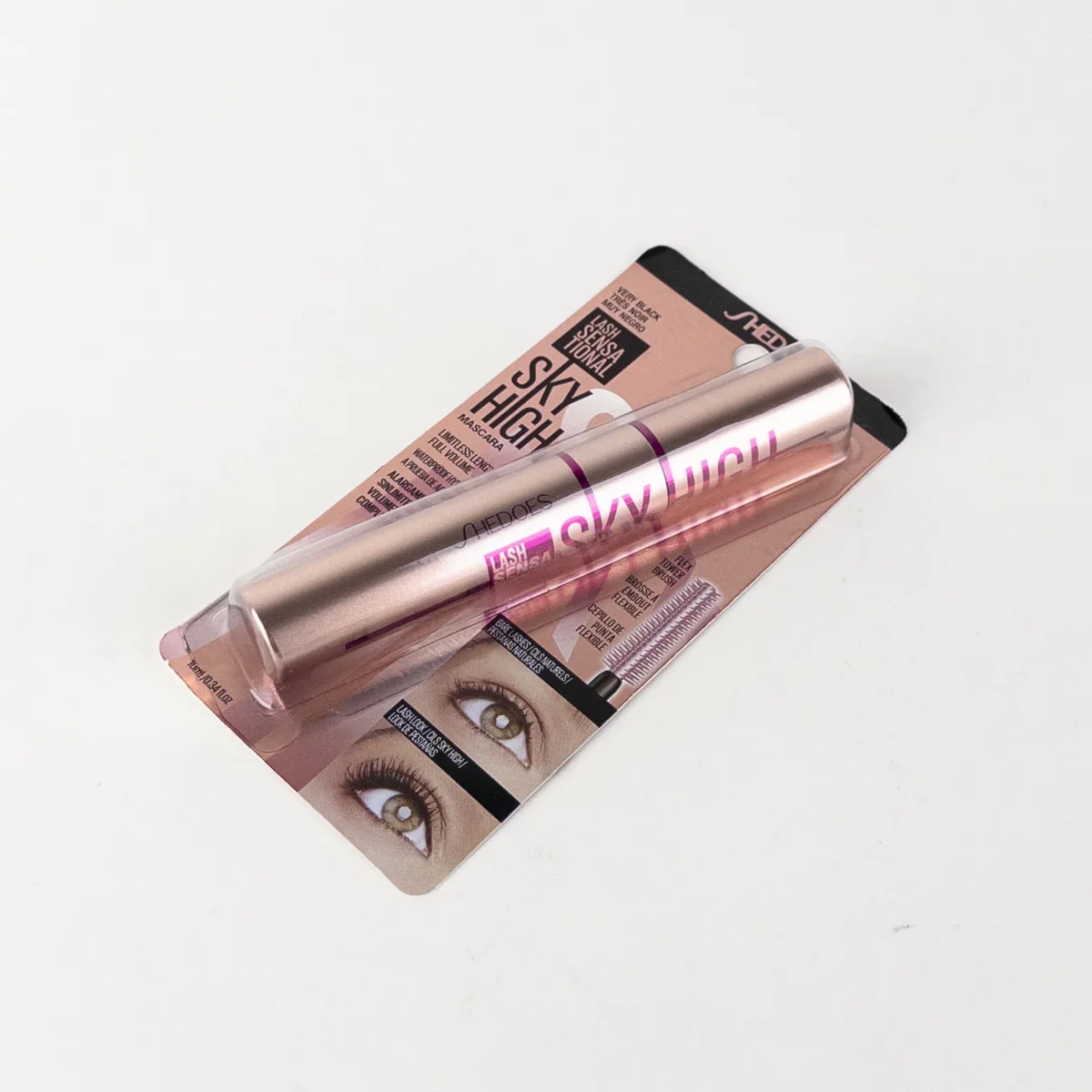 SHEDOES Sky High Mascara – Black, Volumizing & Lengthening