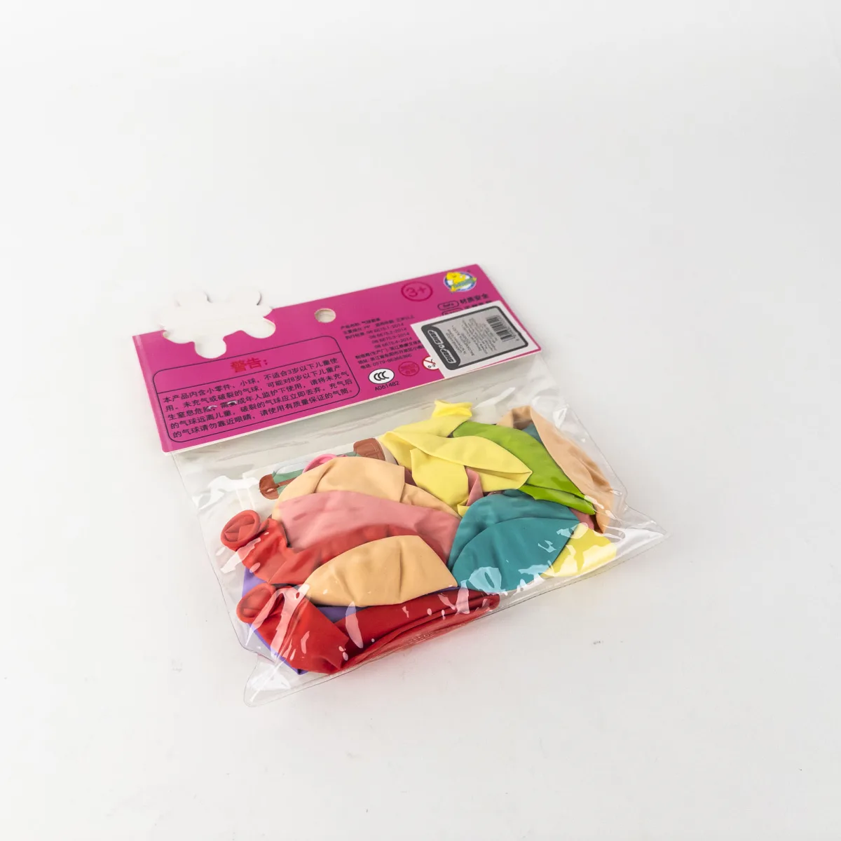 Creative Balloon Craft Set – 14 Balloons with 3D Stickers
