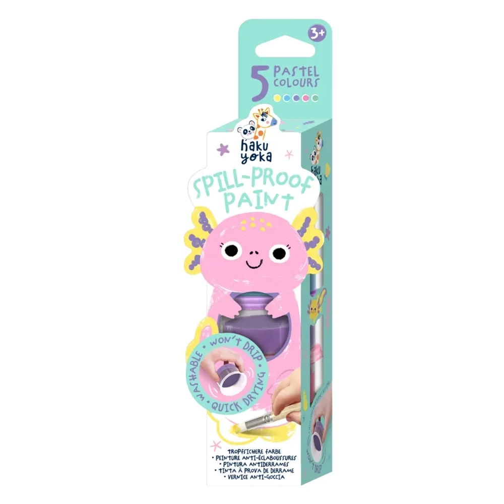 Setul de vopsele anti-vărsare Pastel Haku Yoka