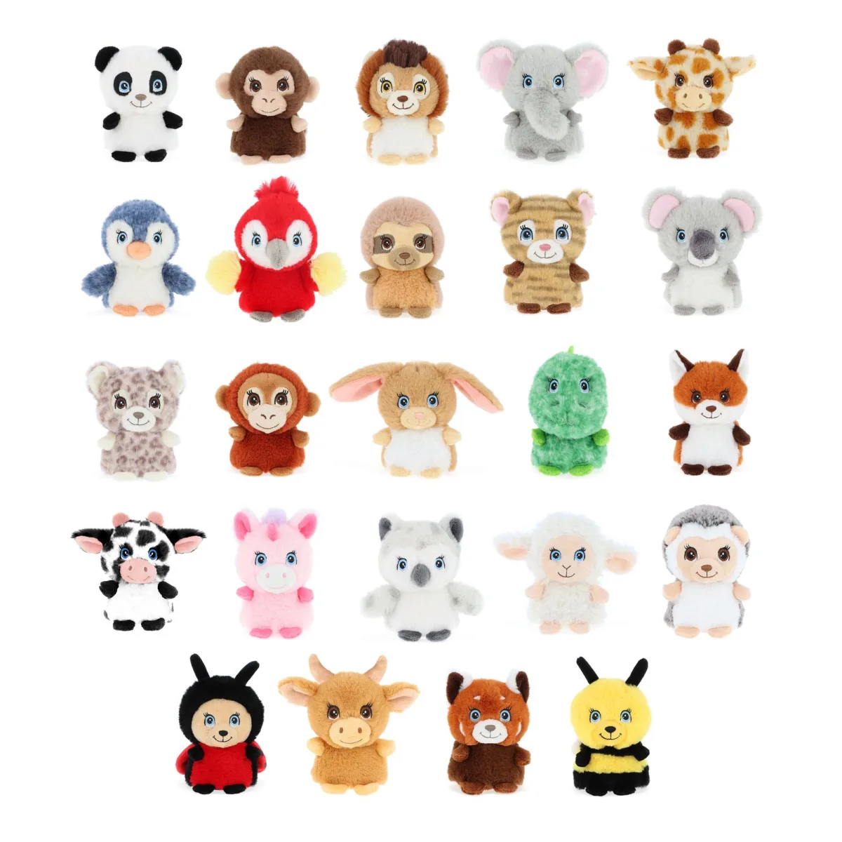 Jucărie de pluș Keel Toys Keeleco Mini Adoptable World (10 cm, 24 modele asortate)