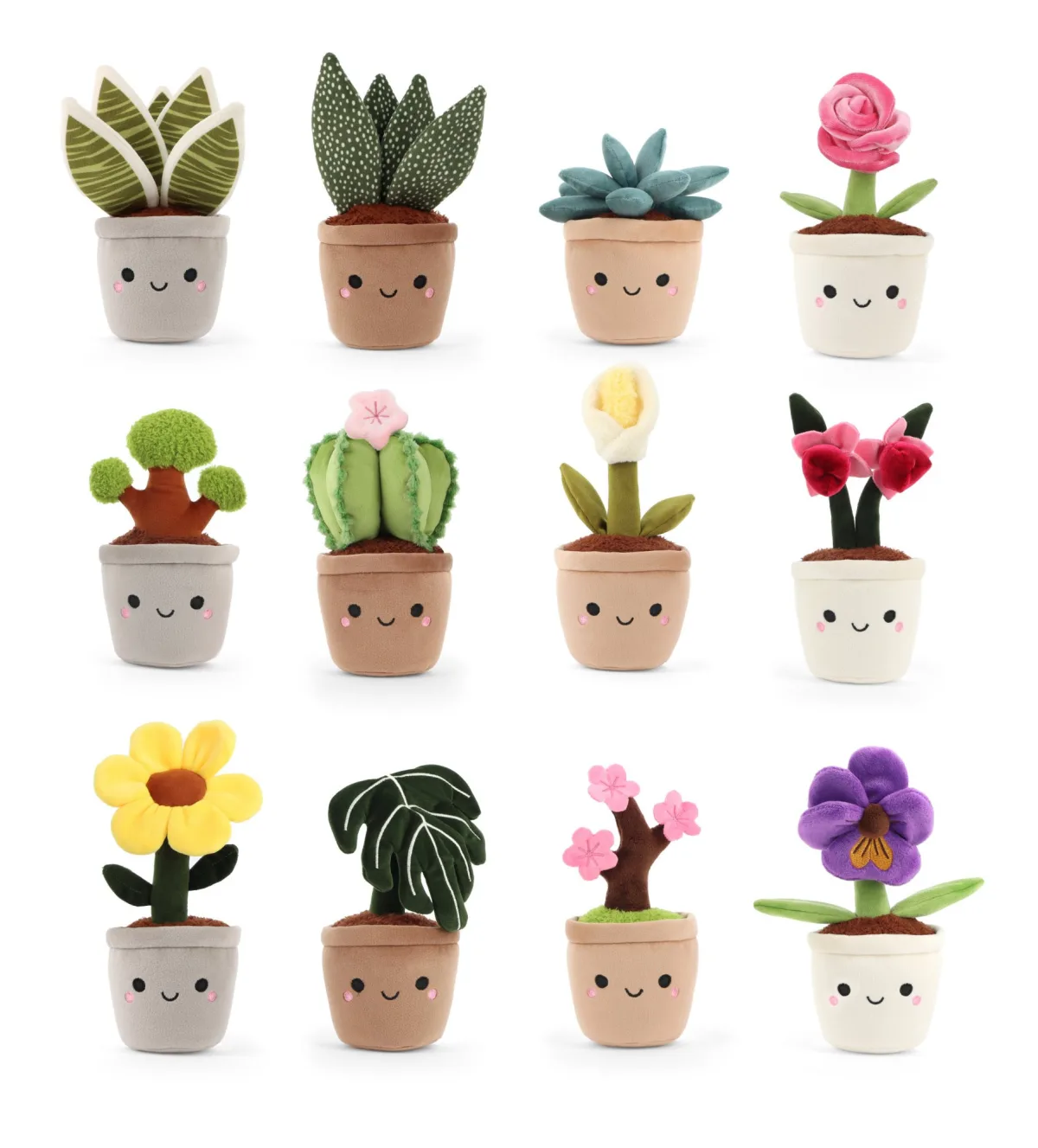 Keel Toys Keeleco Botanical Garden Plush Toy (14 cm, Assorted 12 Designs)