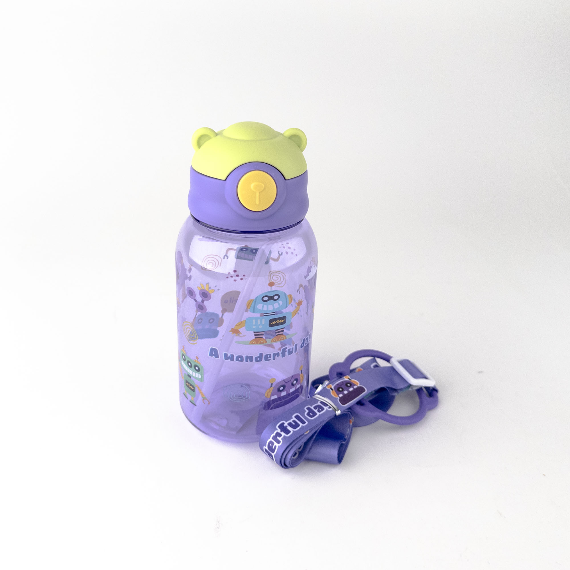 Bottle with straw Horns 600 ml