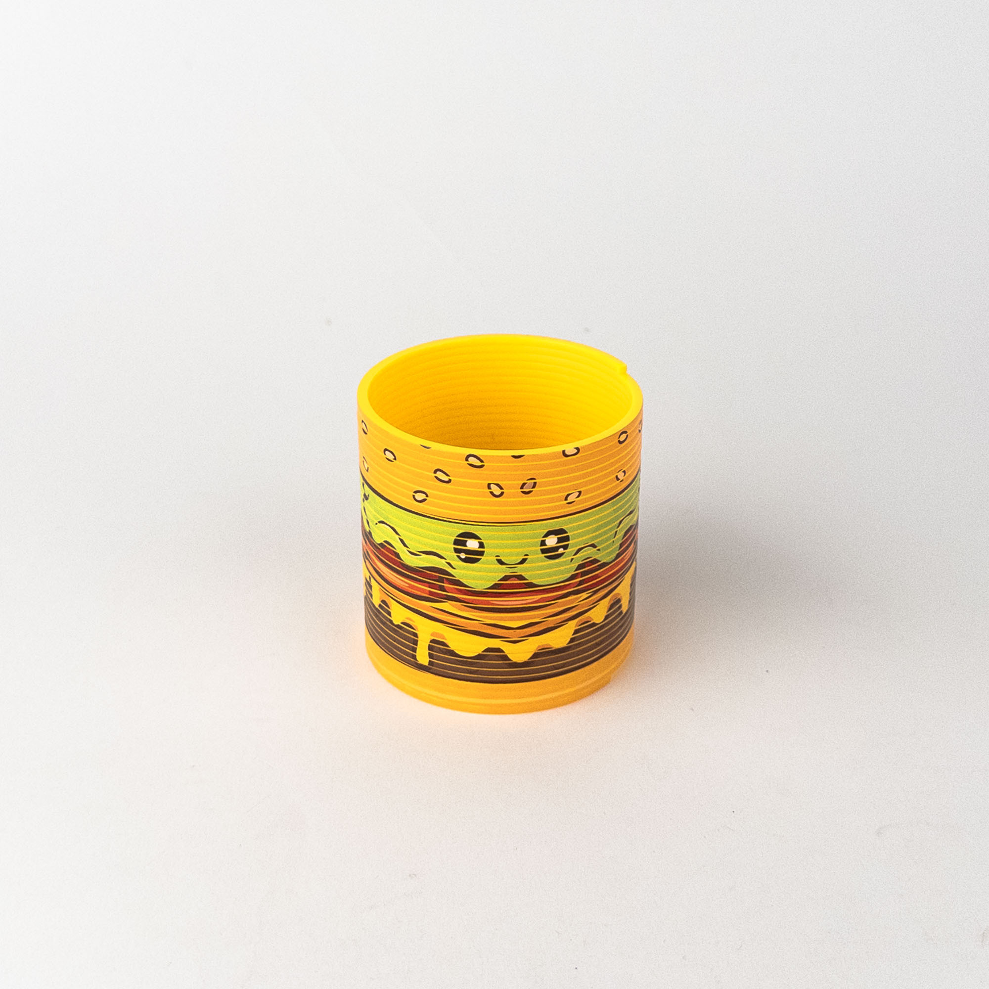 Burger Plastic Spring Toy