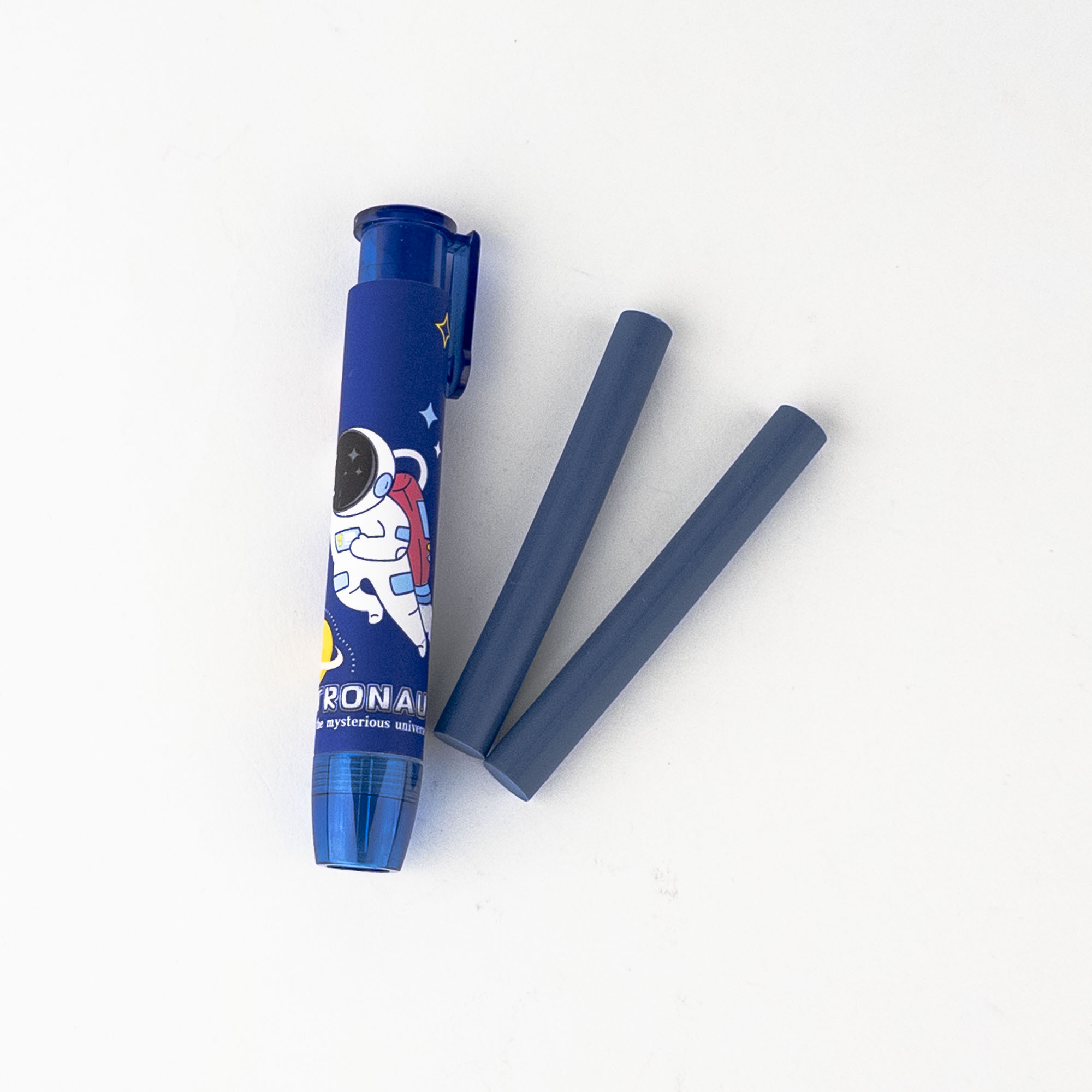 Astronaut Pencil Eraser with 2 Replacement Refills