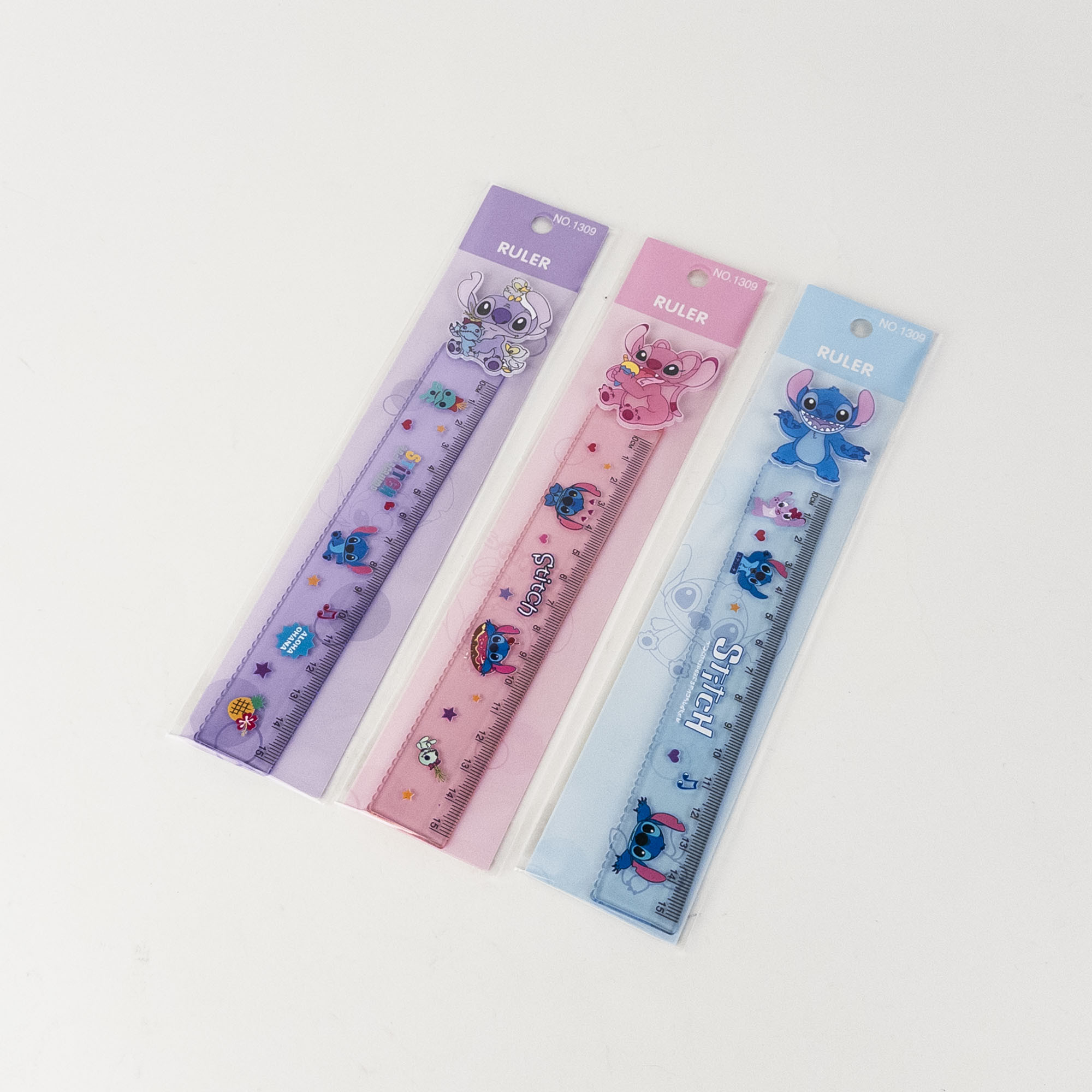 Stitch Plastic Ruler 15 cm
