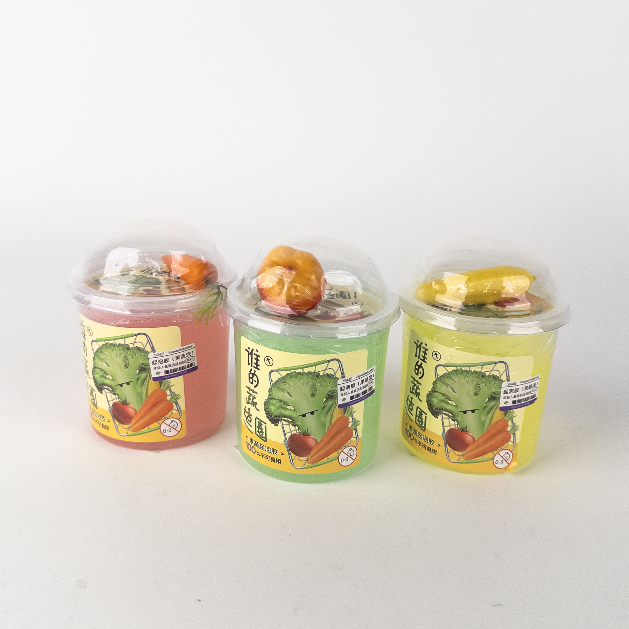 Slime with Vegetable Figure – Assorted Set