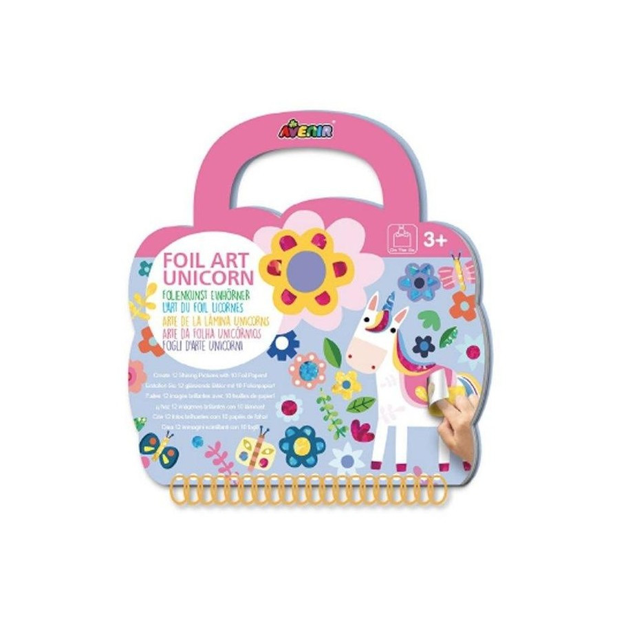 Set creativ Aplicație cu folie „Unicorn” AVENIR