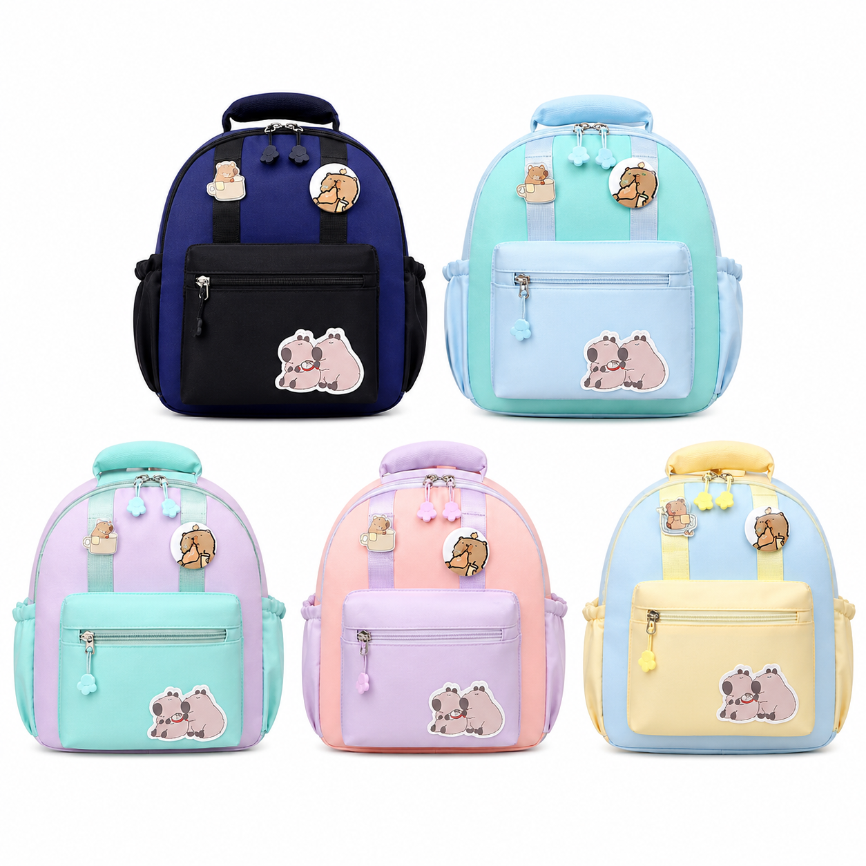 Capybara Backpack 25*23*11 cm