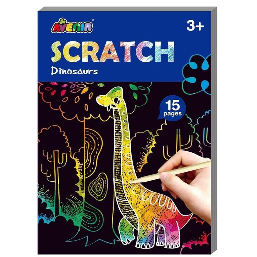 Mini Scratch Book „Dinozauri” AVENIR