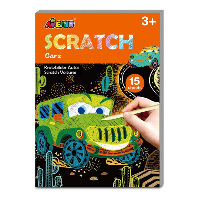 Mini Scratch Book „Mașini”