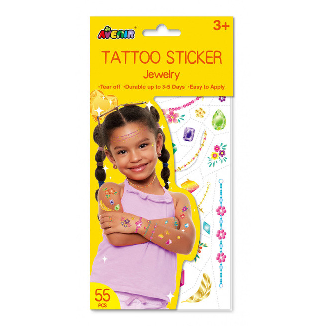 Tatuajele temporare aurii „Bijuterii” AVENIR