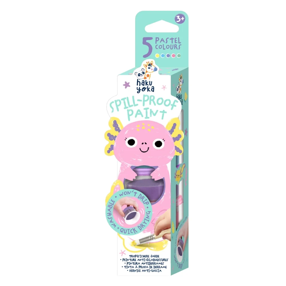 Setul de vopsele anti-vărsare Pastel Haku Yoka