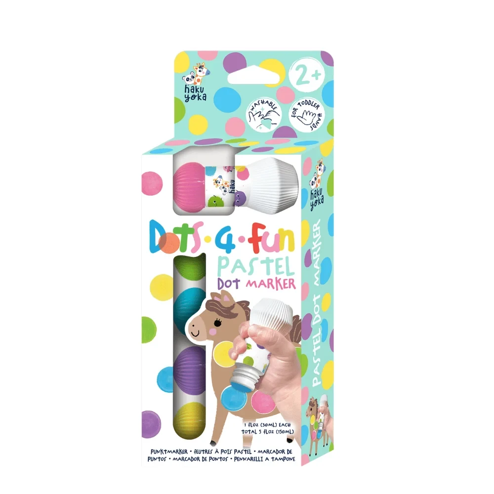 Setul de markere Pastel pentru puncte Haku Yoka