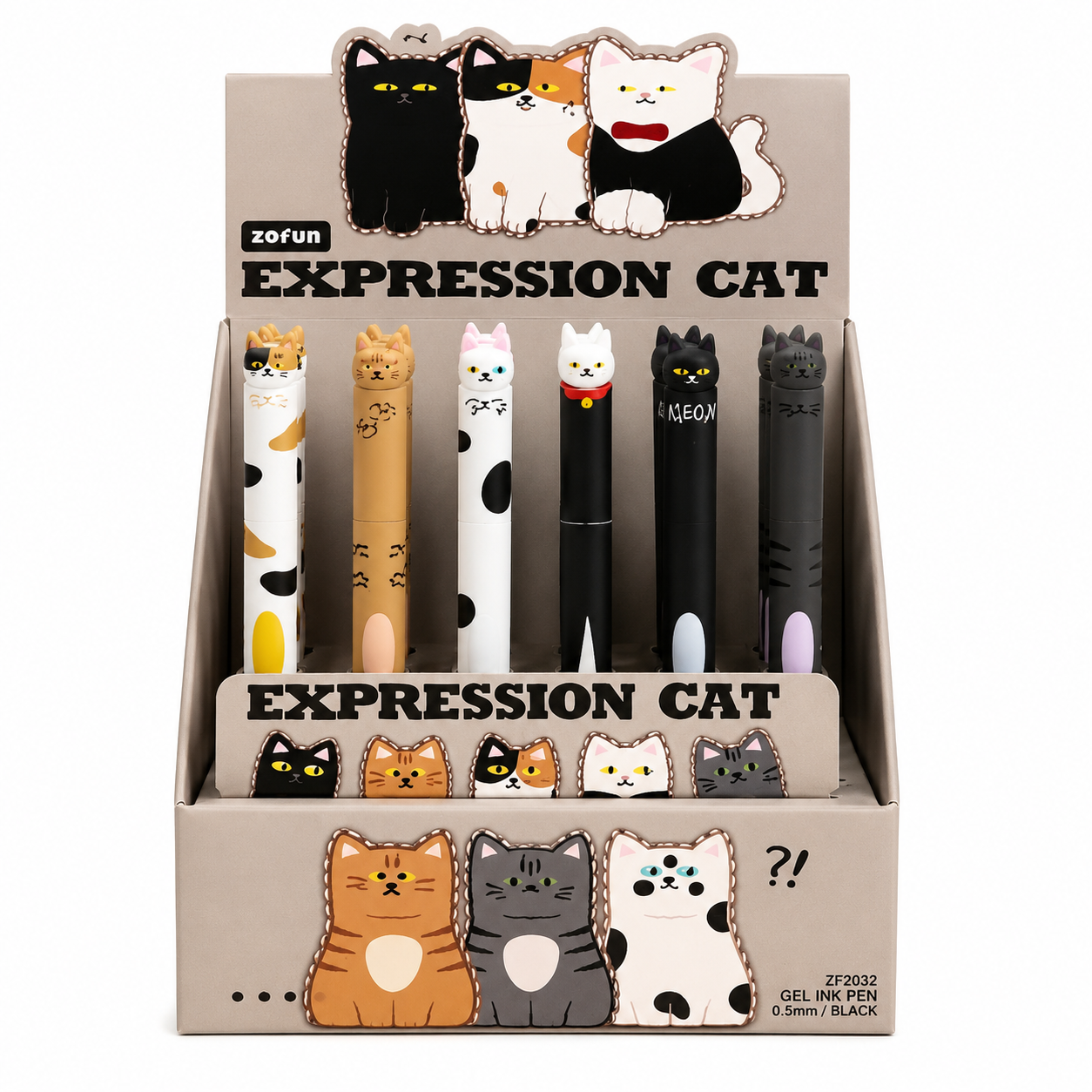 Expression Cat Gel Ink Pen Zofun