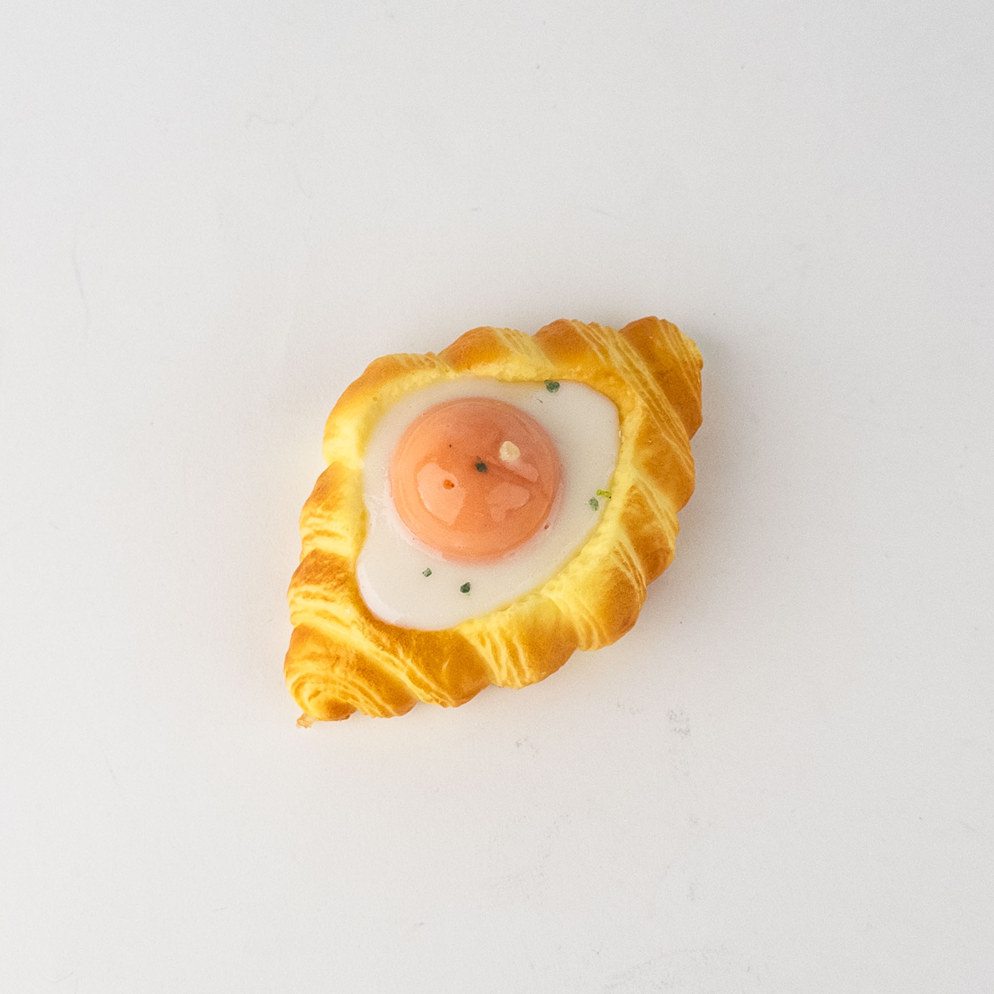 Croissant & Egg Squishy Stress Toy 10.5 × 6.5 × 4 cm