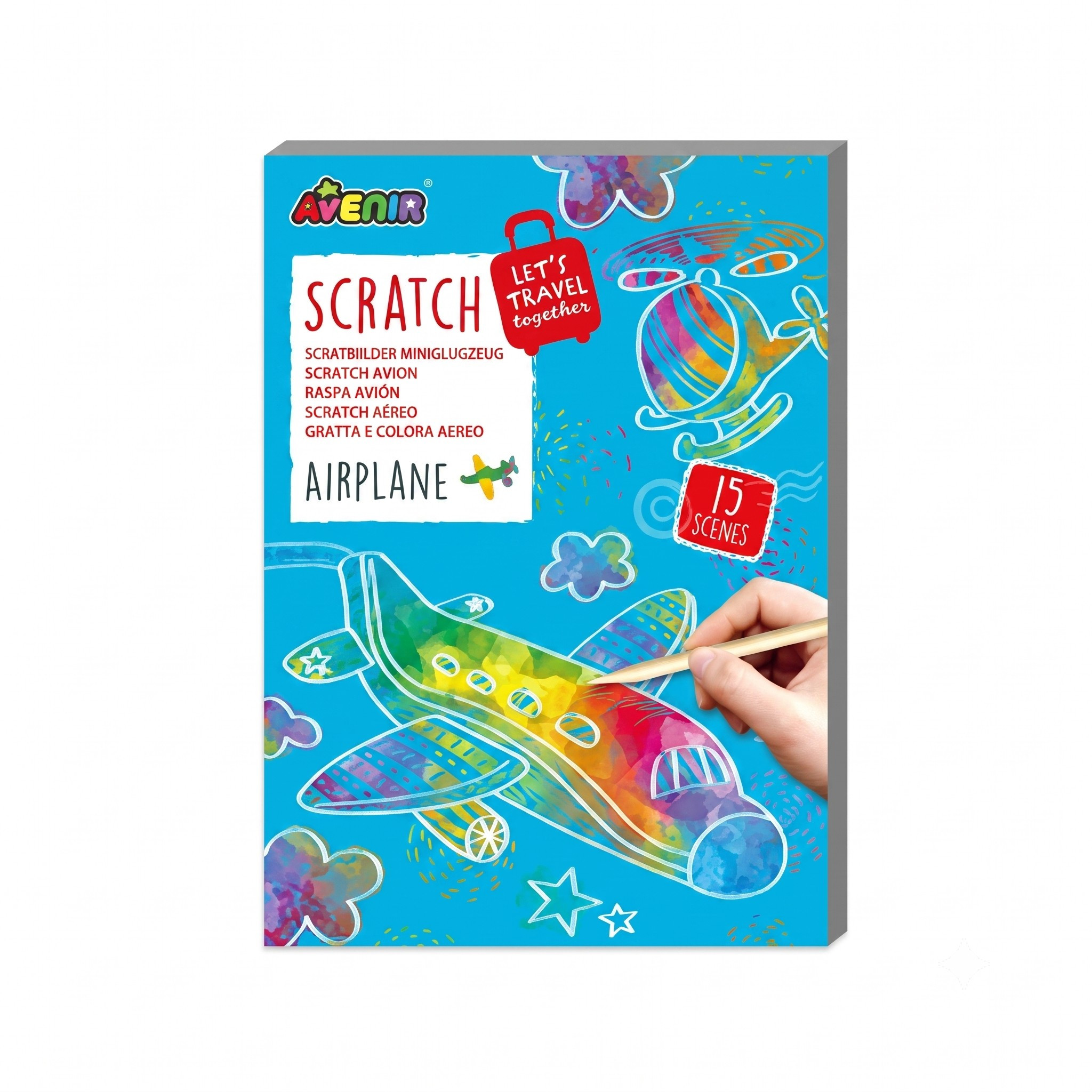 Mini-scratchbook Avion AVENIR