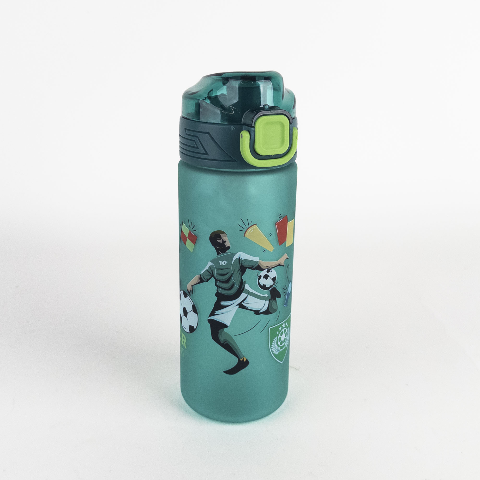 Sticlă cu pai Fotbal, 800 ml