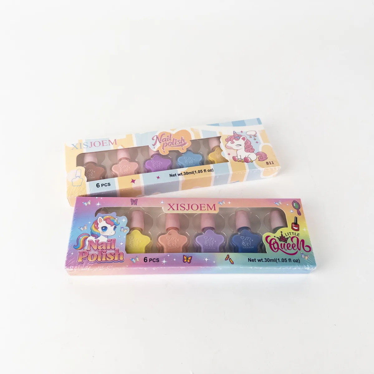 Kids Nail Polish Set 6 Pieces