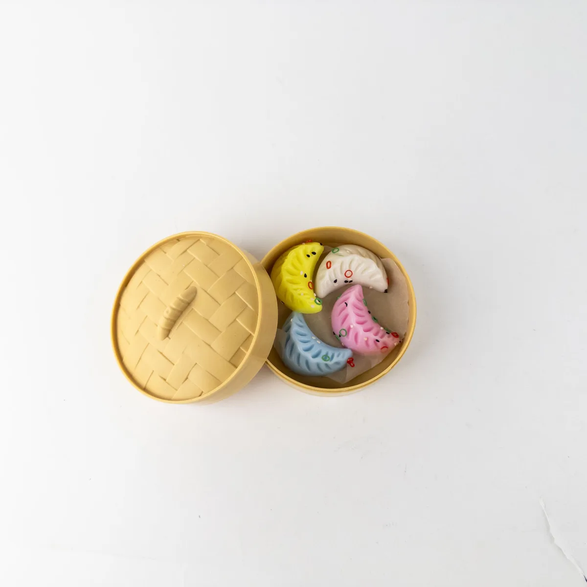 Dumpling Squishy Stress Toy – 4 Pieces in Box