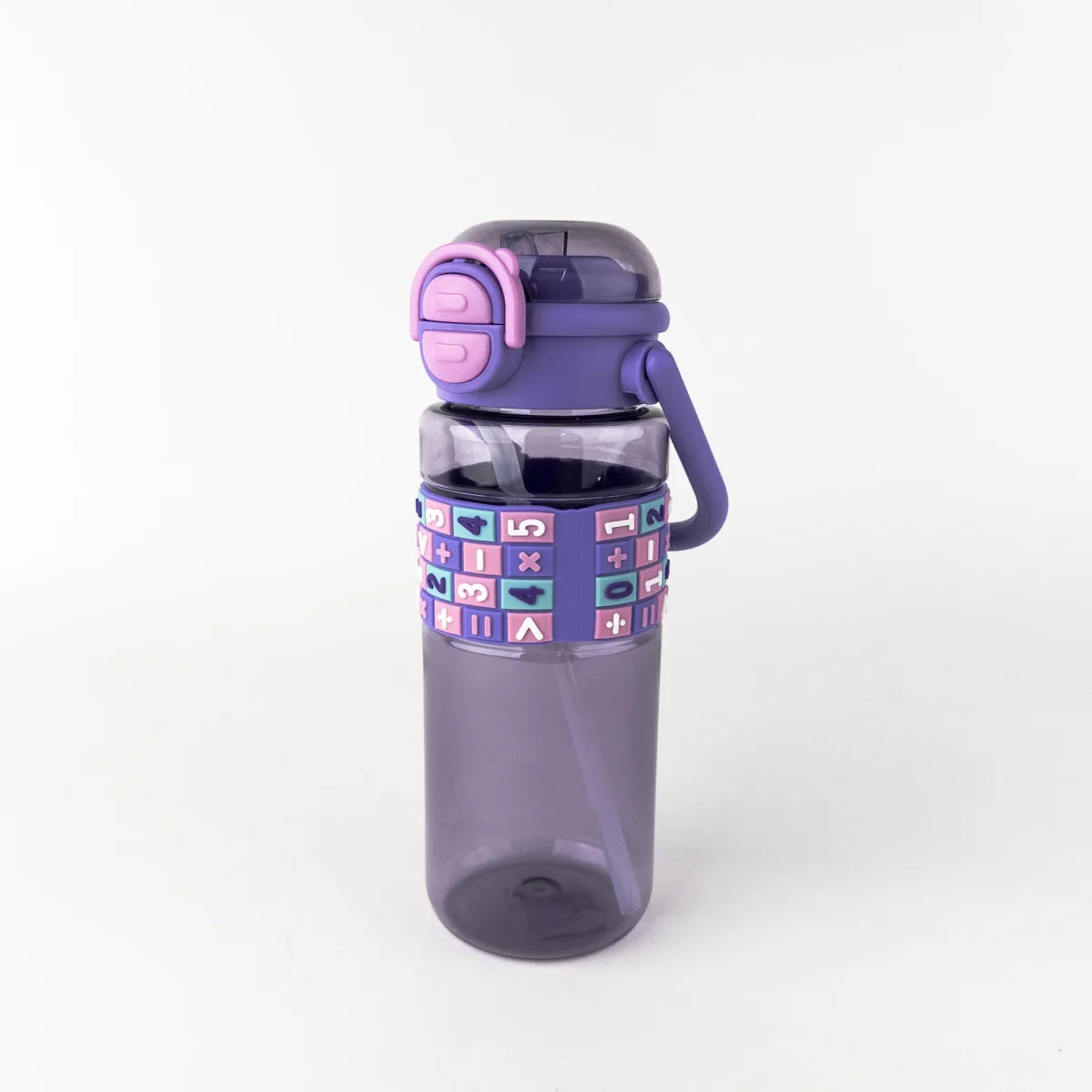 Letters Water Bottle with Straw 720 ml