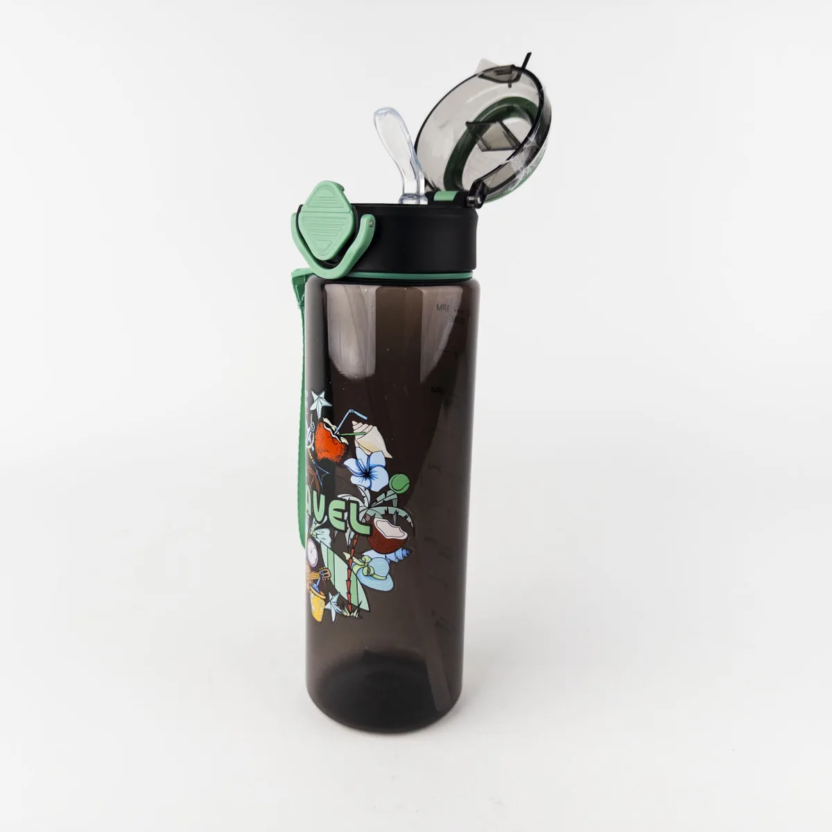 Study Water Bottle with Straw 800 ml